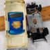 VINTAGE IDEAL MOTORIFIC PLYMOUTH GTX Battery Operated Car white 1969 FOR PARTS