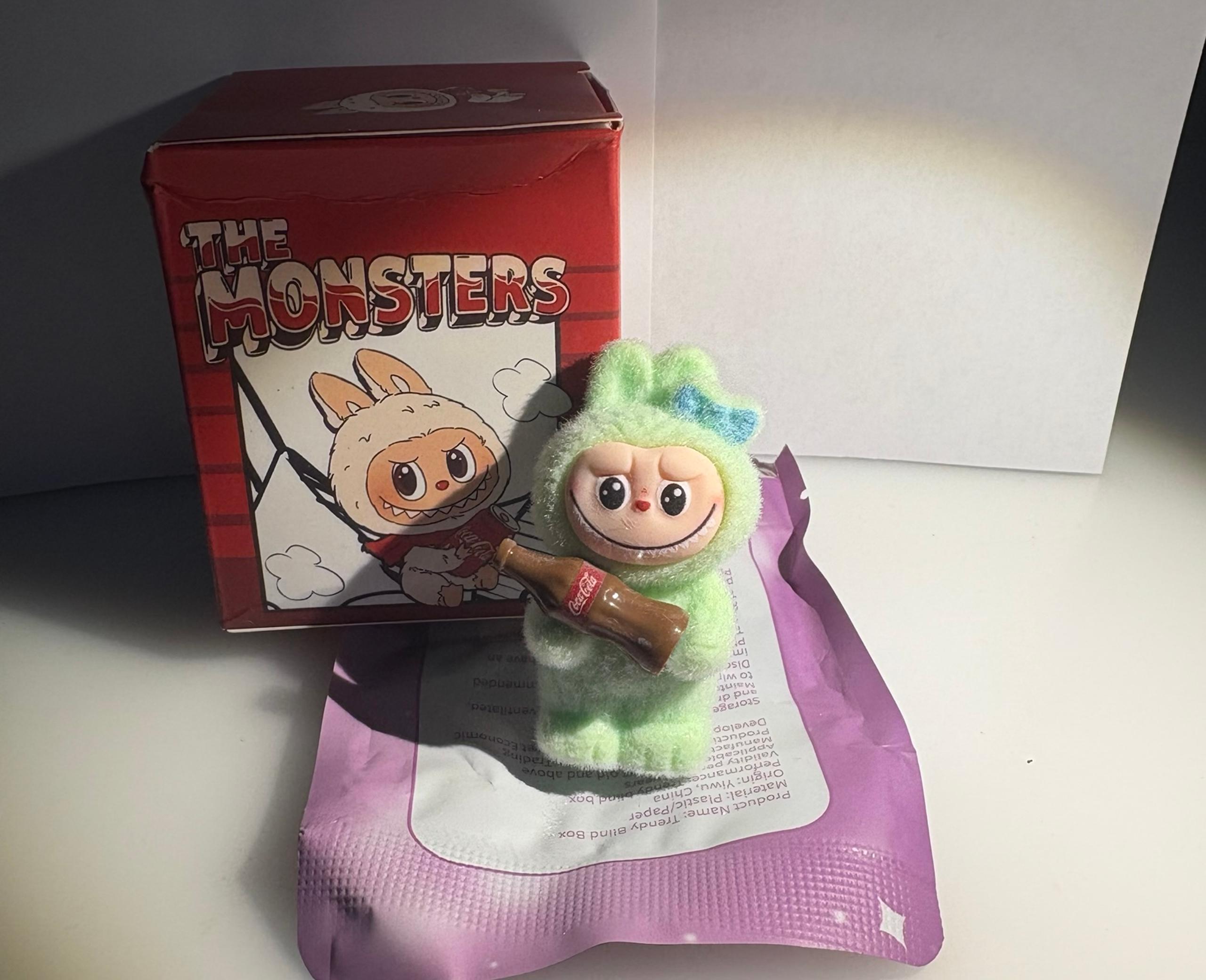 Labubu Coke Figure Green The Monsters