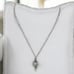 Sterling silver aquamarine gemstone necklace