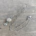 Sterling silver aquamarine gemstone necklace