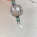 Sterling silver aquamarine gemstone necklace