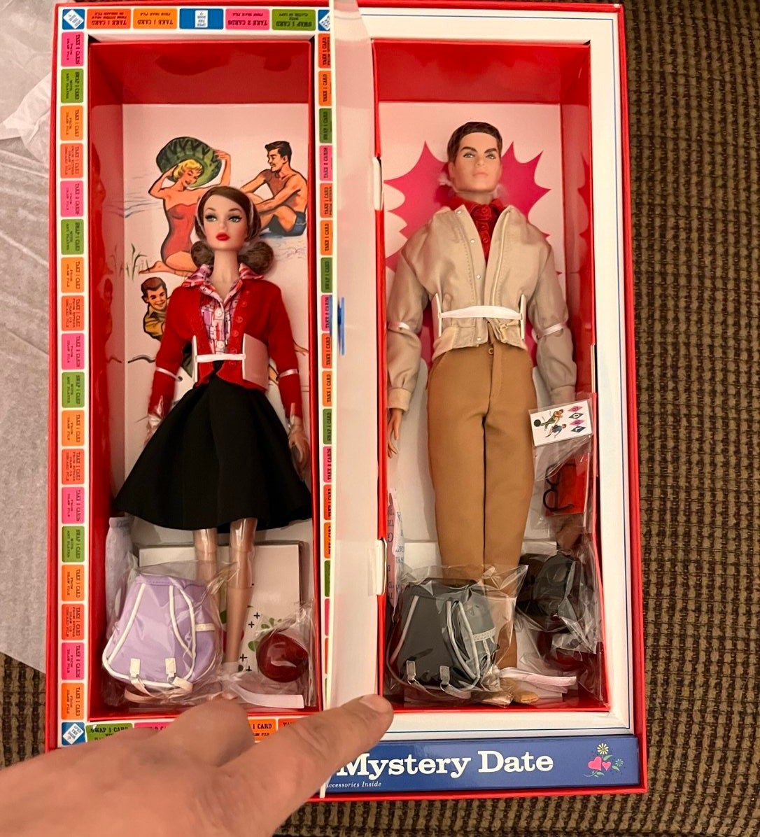 Integrity Toys Mystery Date Bowling Date 2 Doll Set Poppy Parker W