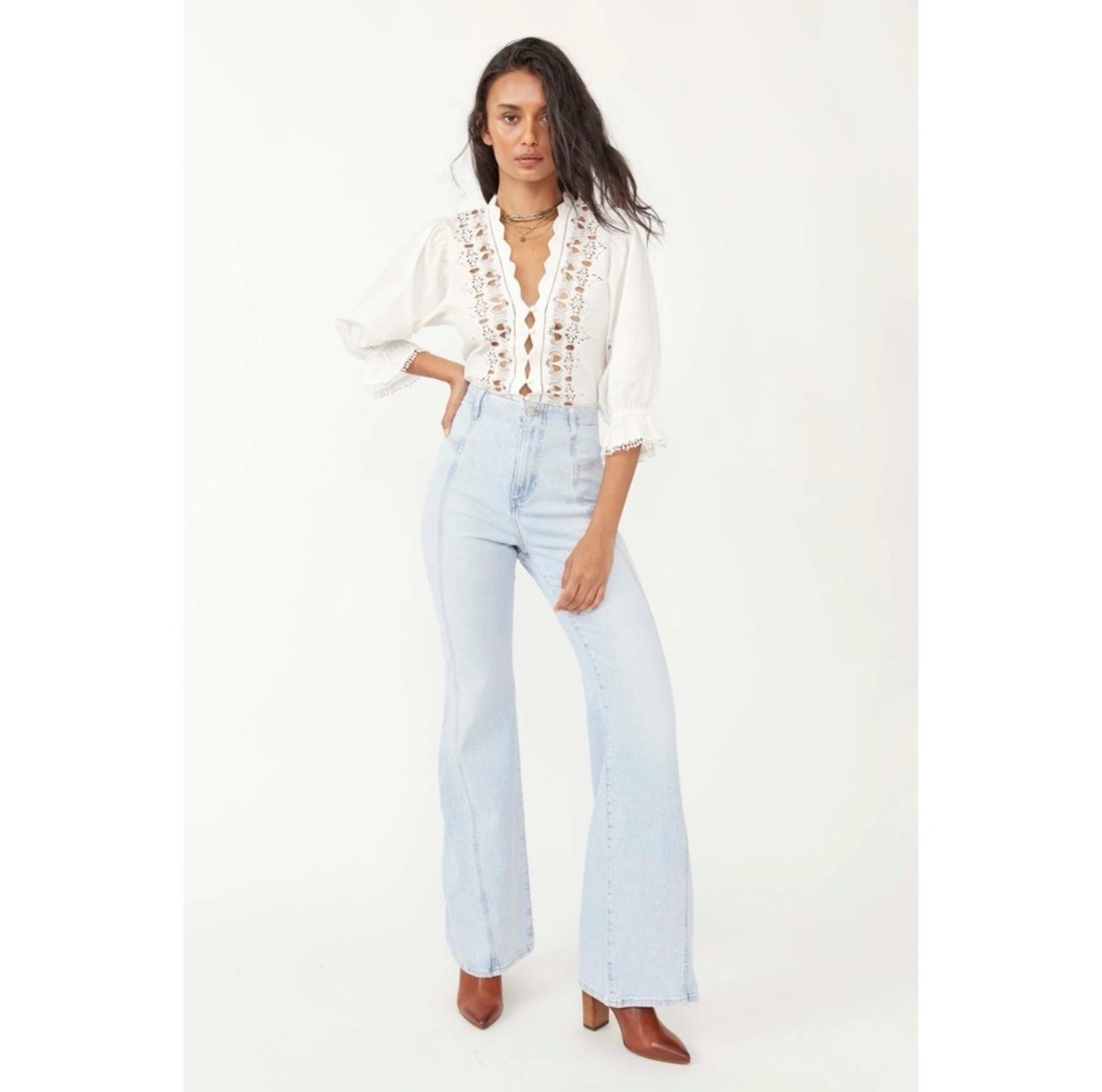 FP Florence Flare Denim Jeans