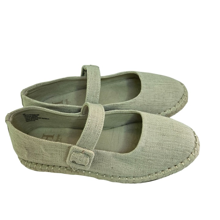 Haute Hippie Cecily Espardrille Mary Jane Neutral Shoes Size 8M Fabric Upper