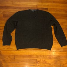 Polo men’s lambs wool gray sweater