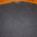 Polo men’s lambs wool gray sweater