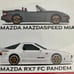 Hot Wheels Premium 2 Pack ‘04 Mazda Mazdaspeed Miata & Mazda Rx7 FC Pandem