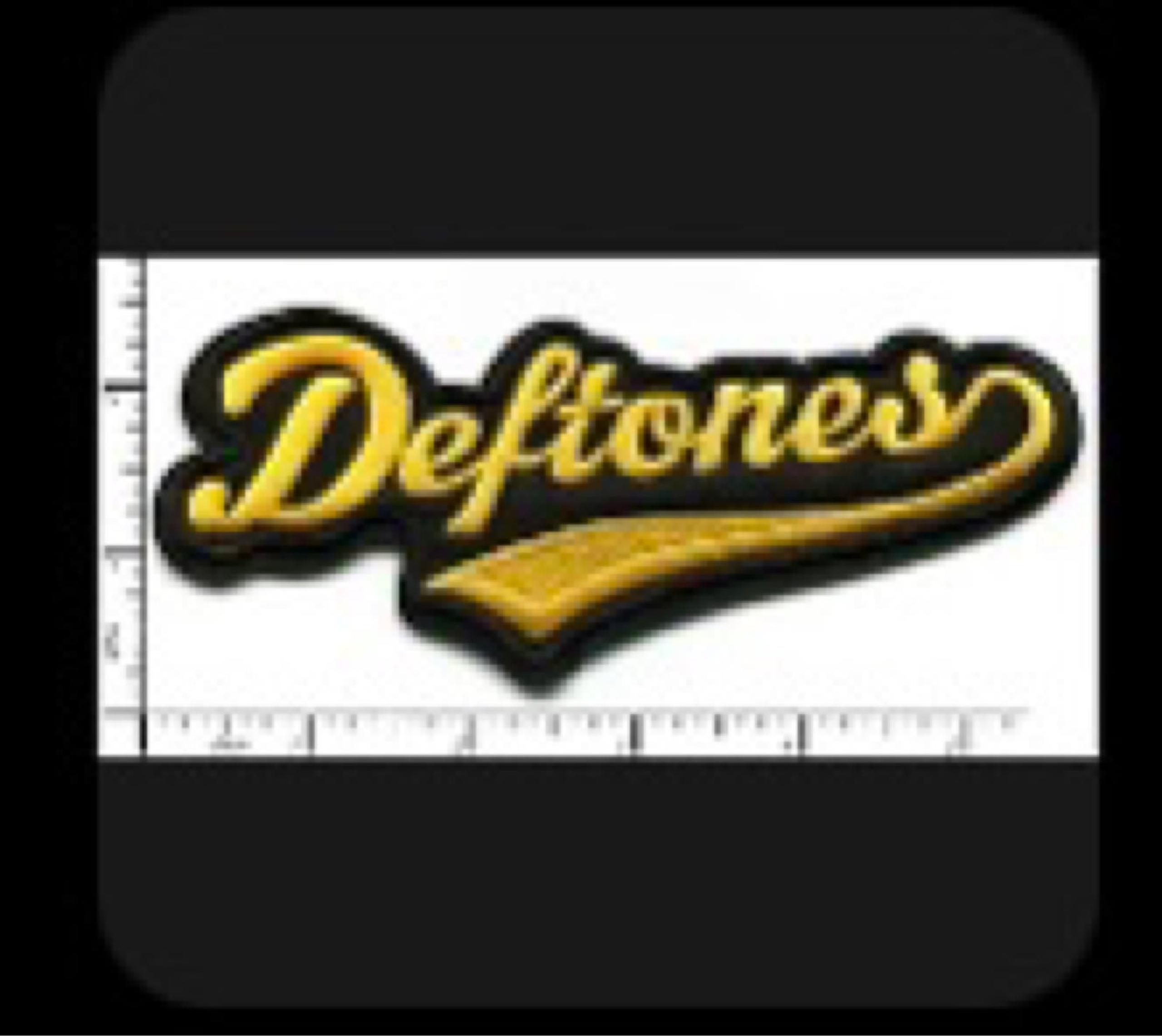 Deftones Logo Iron/Sew On Patch NEW