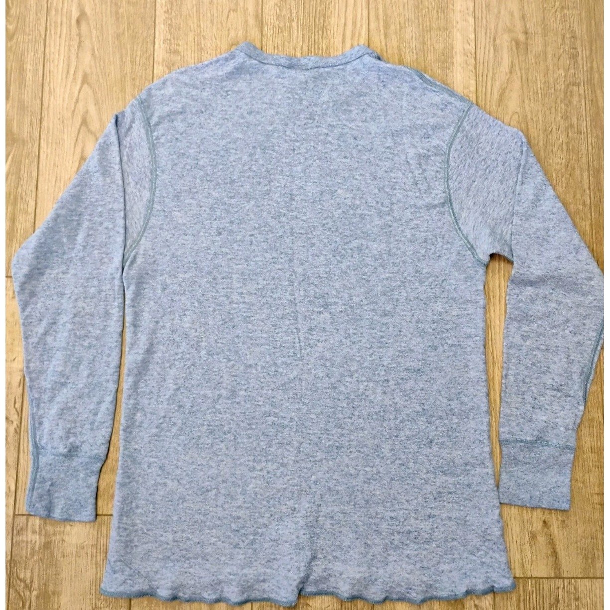 Vintage Duofold Shirt Wool Double Knit Crew Neck Base Two Layer