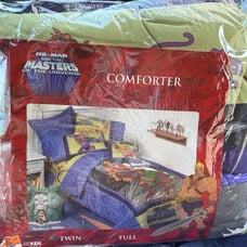 NIB - Vintage 2002 -masters of the universe twin comforter-he man vs skeletor