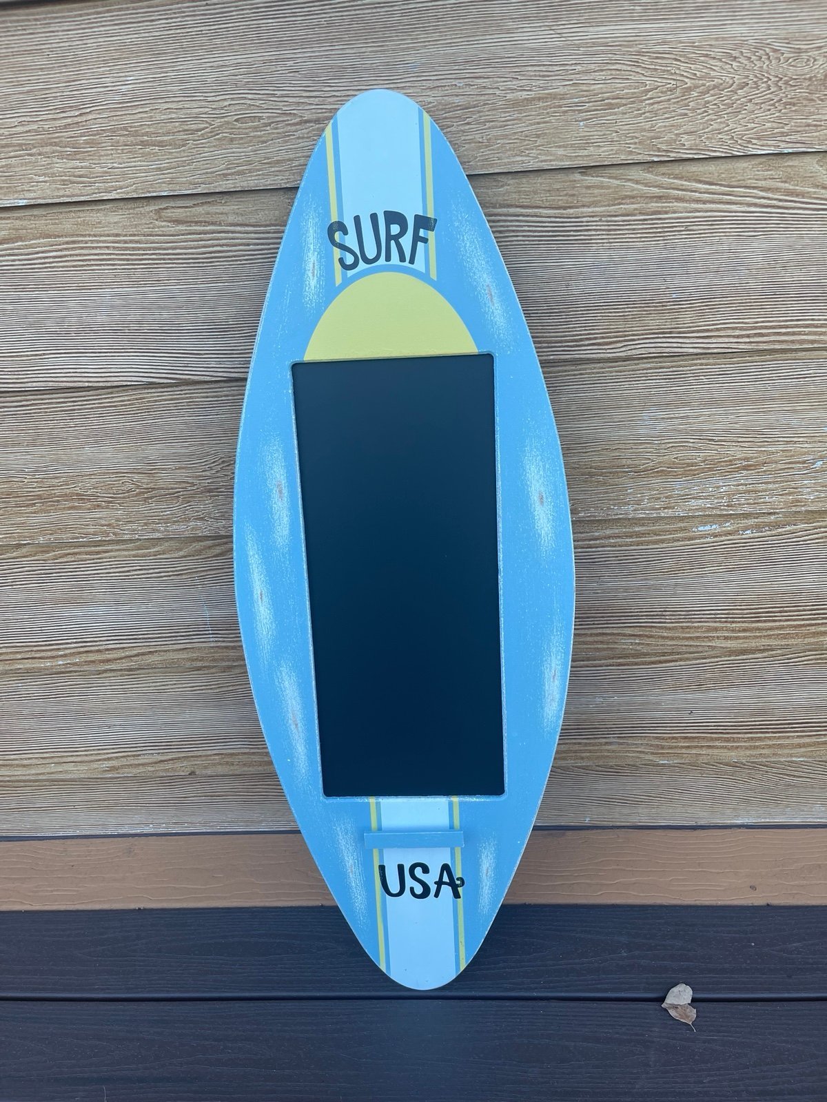 Surfboard chalkboard wall hanging Pottery Barn Kids