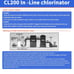 CL200 chlorine feeder for above ground pool and inground pools.