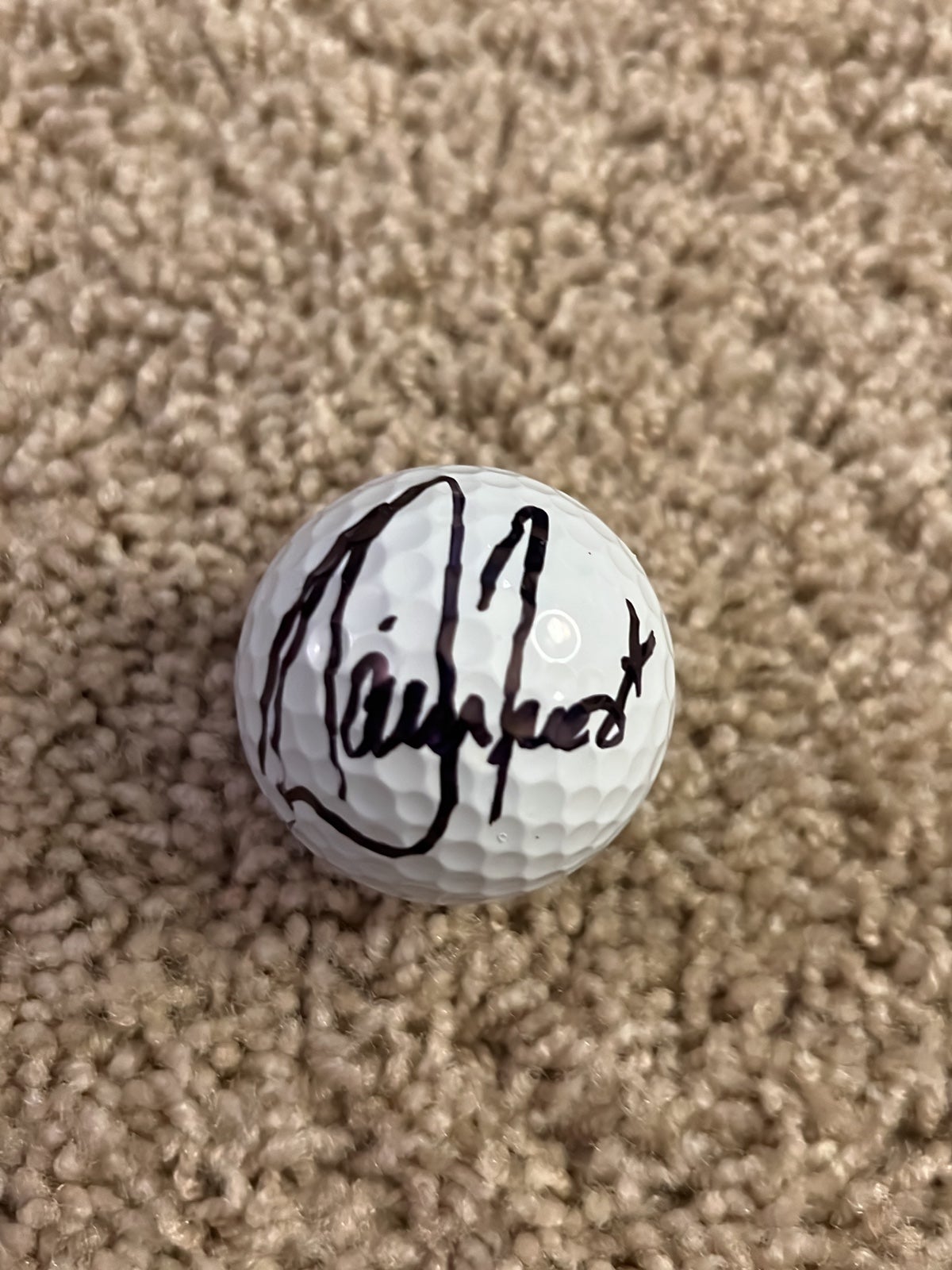 Autographed David Frost Golf Ball