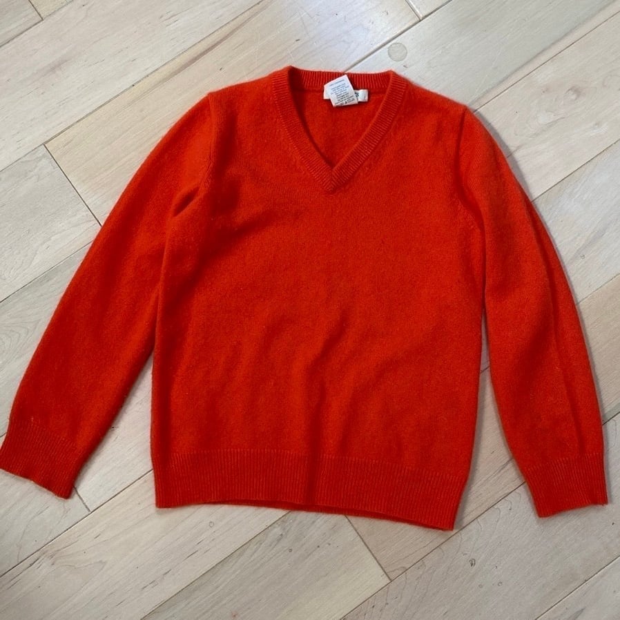 Crewcuts red cashmere boys sweater