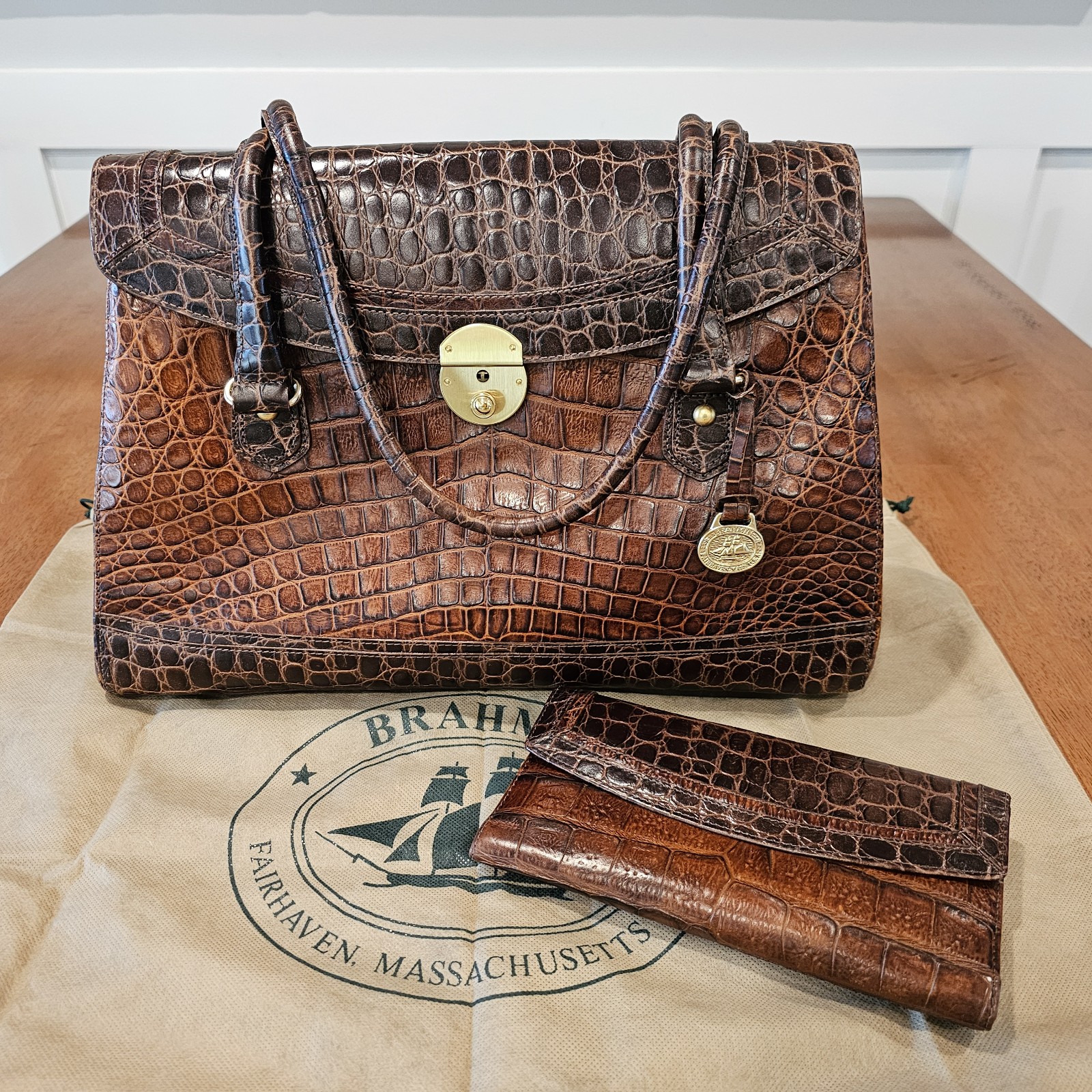 Vintage Brahmin Rosie Honore Set