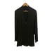 Eileen Fisher Charcoal Viscose Zip Up Sweater Cardigan Minimalist Layering XL