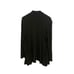 Eileen Fisher Charcoal Viscose Zip Up Sweater Cardigan Minimalist Layering XL