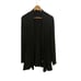Eileen Fisher Charcoal Viscose Zip Up Sweater Cardigan Minimalist Layering XL