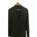 Eileen Fisher Charcoal Viscose Zip Up Sweater Cardigan Minimalist Layering XL