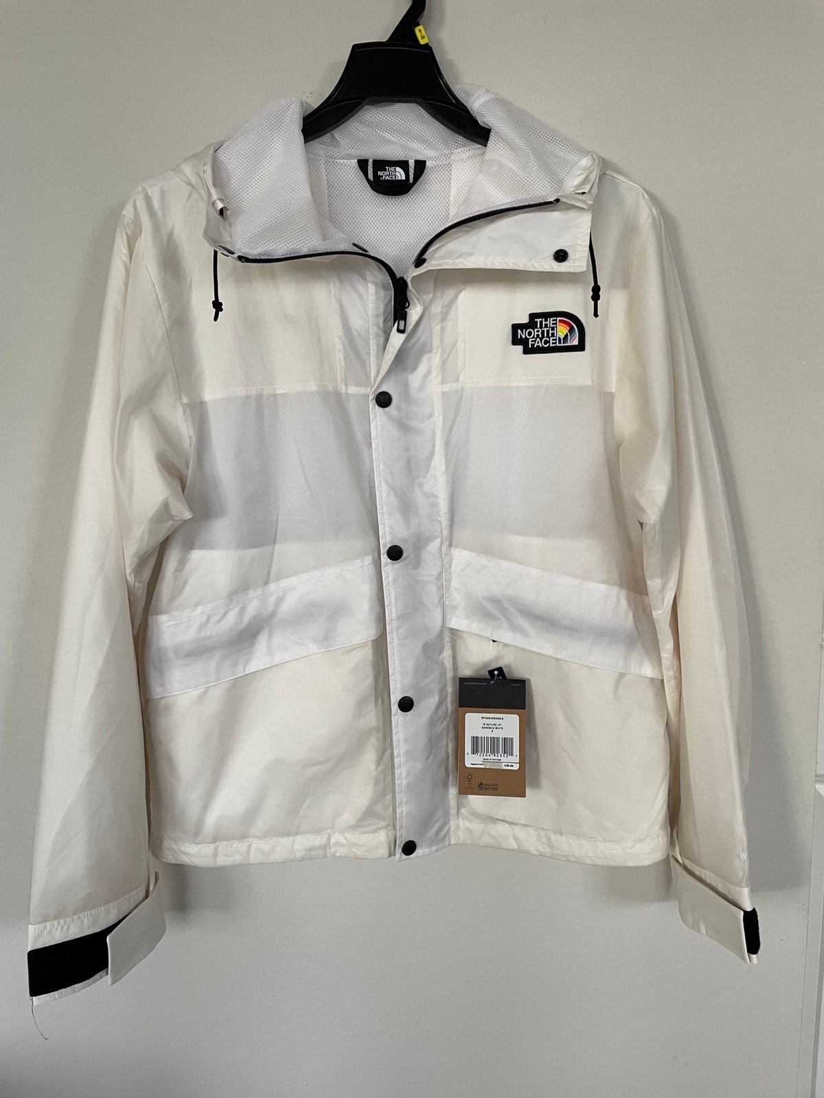 NWT The North Face men Windwall jacket GARDENIA WHITE NF0A5J4DN3N-S sizes