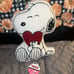 Snoopy valentines pillow