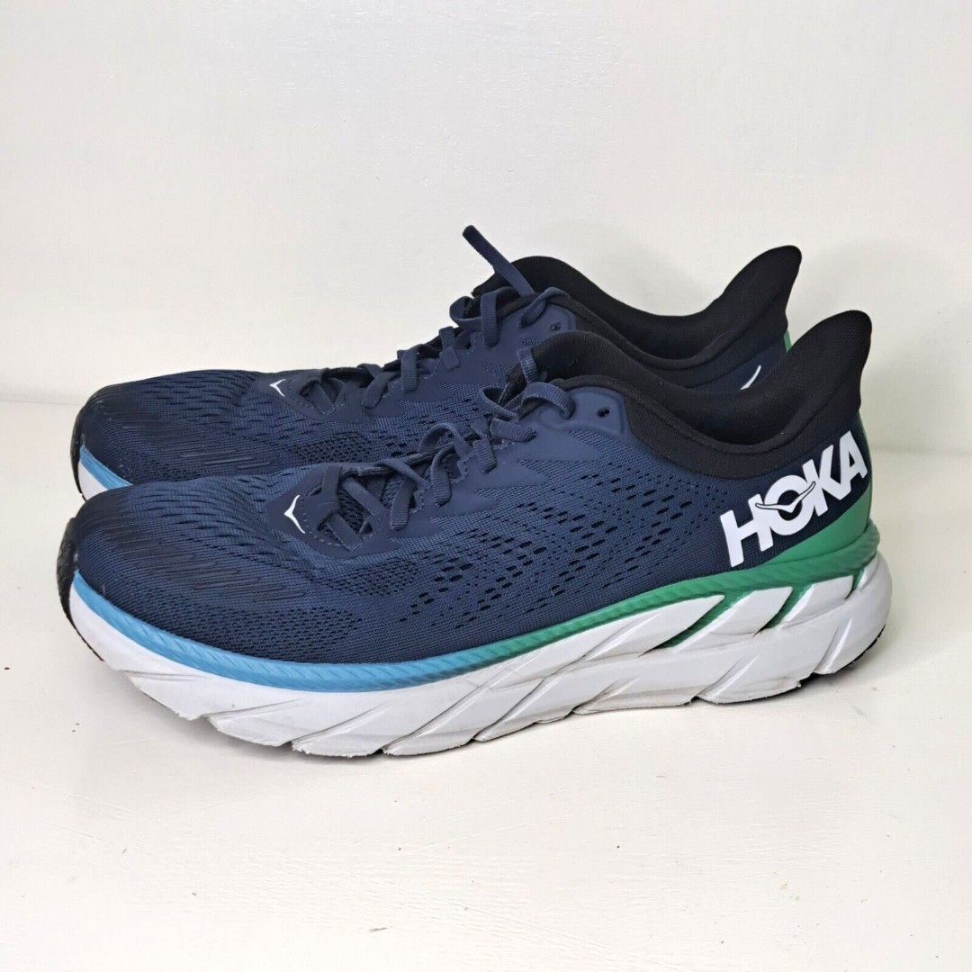Hoka One One Clifton 7 Men’s 11.5 46 Blue Running Shoes