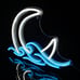 Sunrise Sunset Neon Sign Moon over Sea Neon Light Twilight Wave LED Moonrise