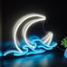 Sunrise Sunset Neon Sign Moon over Sea Neon Light Twilight Wave LED Moonrise