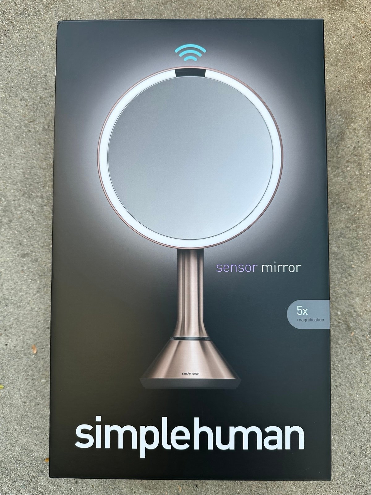 Simplehuman Sensor Mirror 5x *NEW NIB