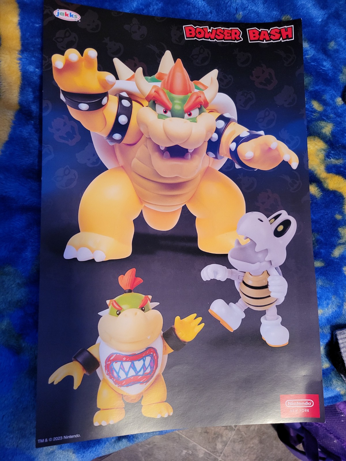 Nintendo NY Bowser Bash Jakks Pacific Poster