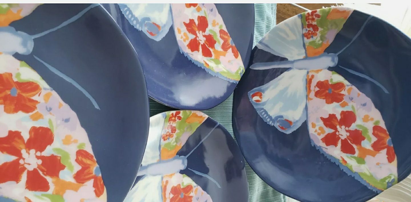 Colorful Butterfly Bread and Butter Plate by Schurman Retail Group