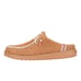 Hey Dude Wendy Womens 9 Brown Slip Fleece Holiday Sherpa Gingerbread Shoe Loafer