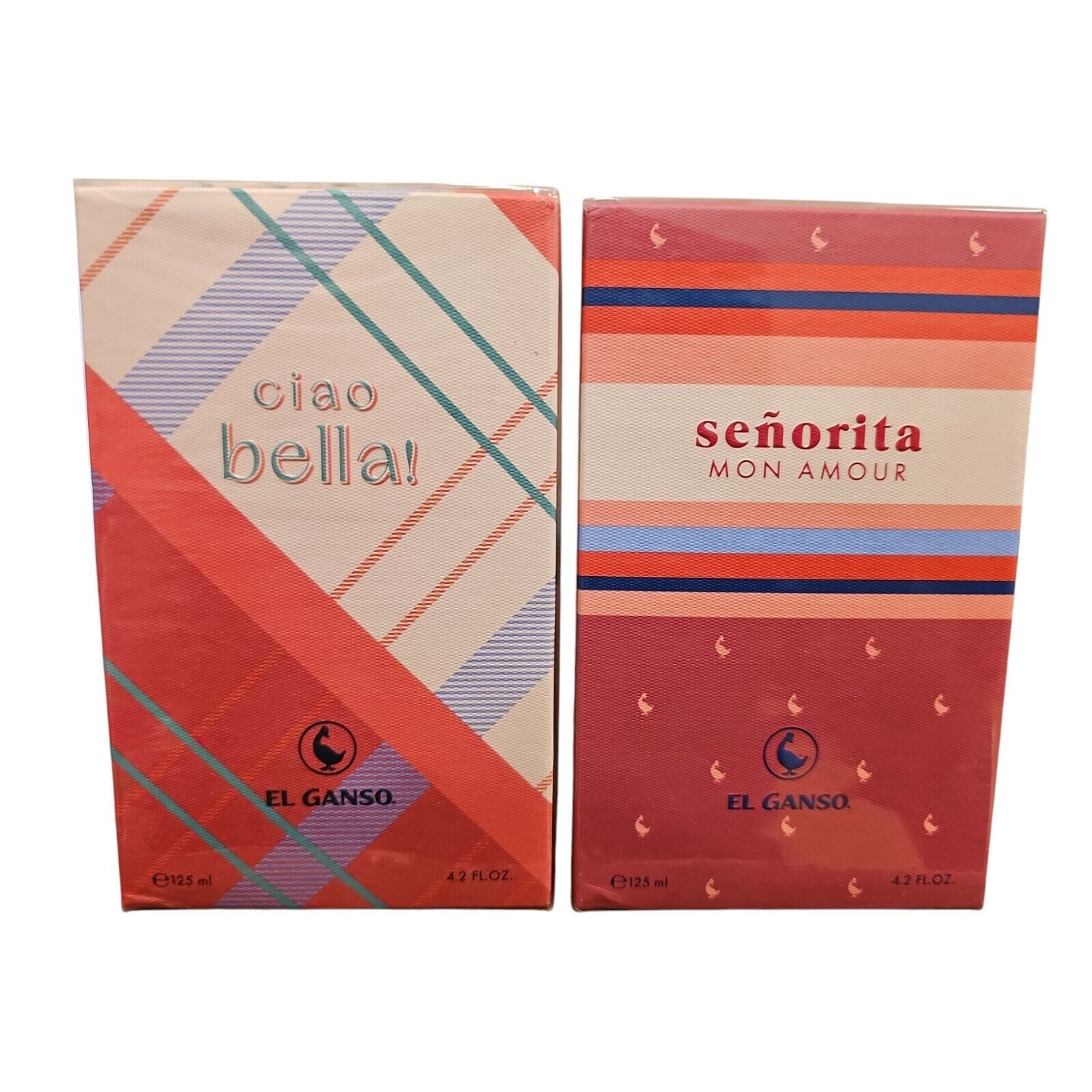 LOT OF 2 El Ganso CIAO BELLA & SENORITA MON AMOUR Eau De Toilette Spray 4.2 OZ
