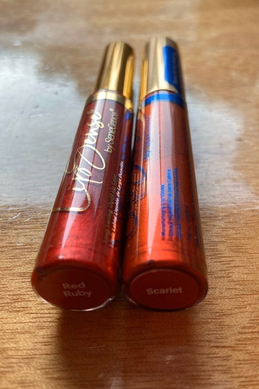 *RETIRED Red Ruby LipSense & Scarlet gloss duo