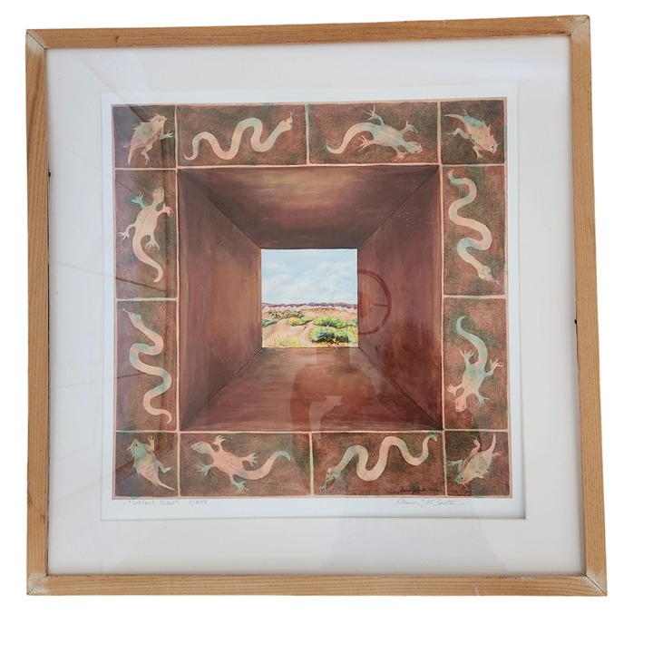 Distant View Southwest Picture geckos, lizards, Snakes and landscape, by Donna