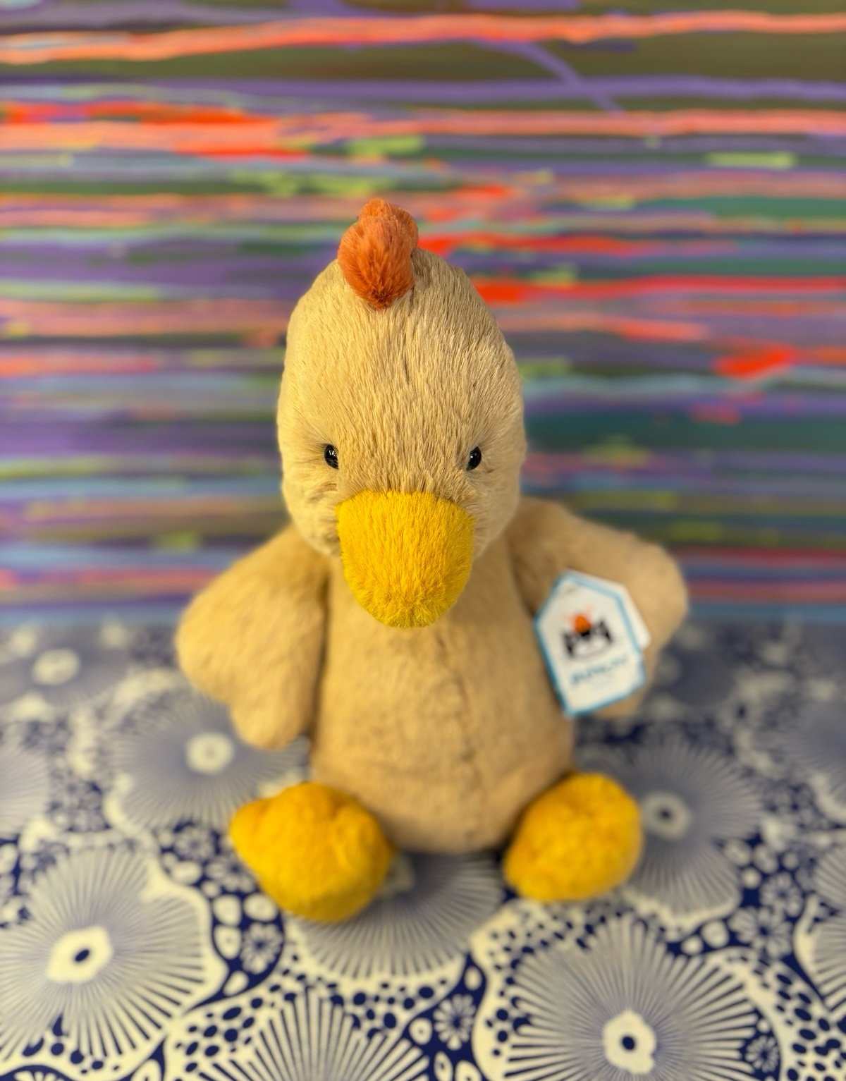 NWT Jellycat Medium Bashful Rooster! Retired! Clucking Fast Shipping!*
