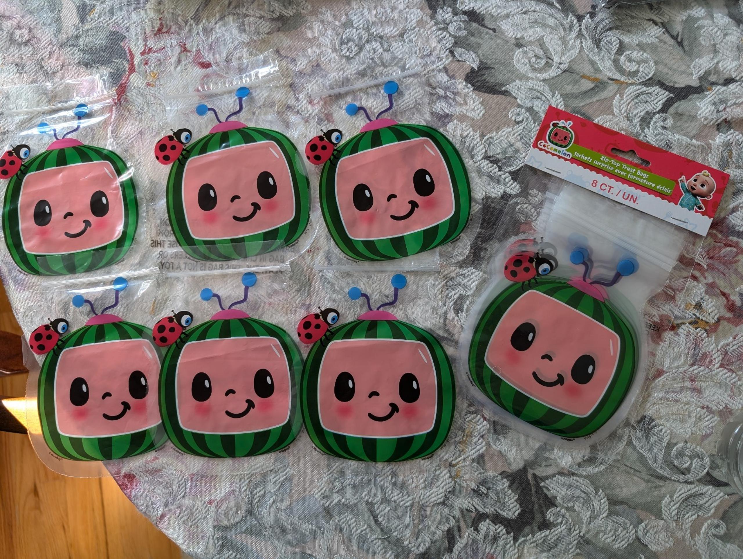 Cocomelon Party Favor Bags