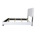 White Queen Bed Frame Mattress Platform Queen