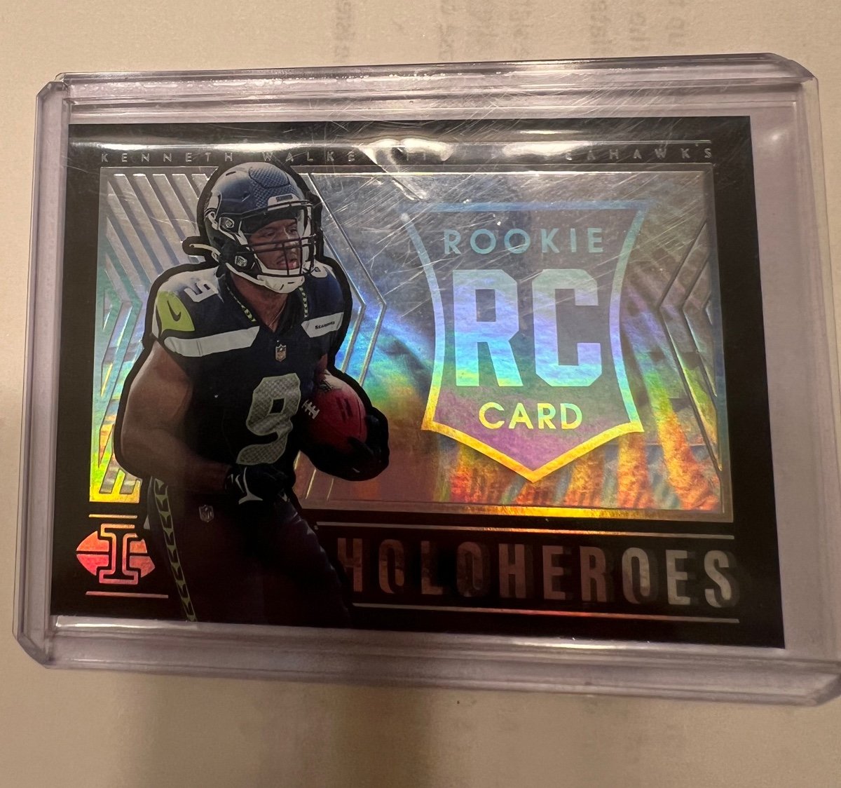 2022 Illusions Kenneth Walker III HoloHeroes SSP Case Hit