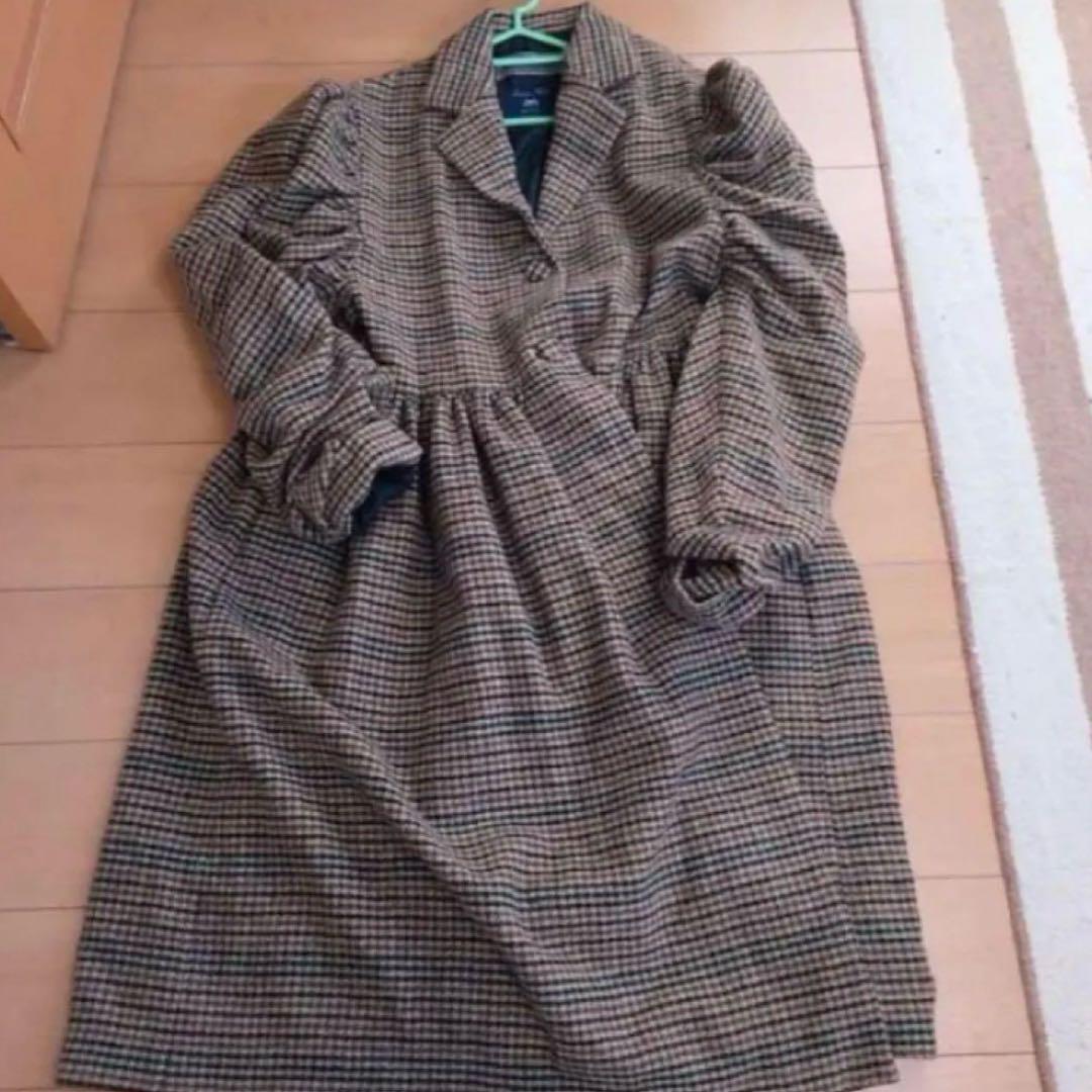 大人女性の Honey Coat Tweed Sleeve Volume Honey Me ジャケット・アウター