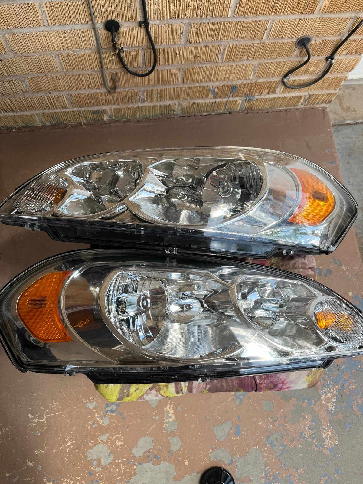 Clear Chrome Headlights Lamps Fit For 2006-13 Chevy Impala 2006-07 Monte Carlo