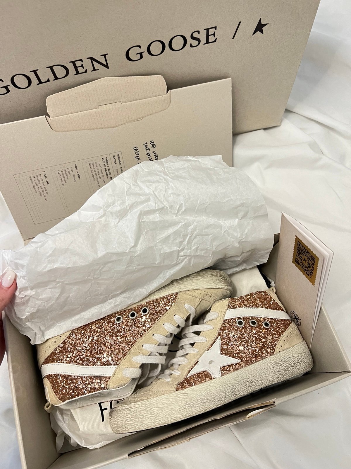 Golden Goose Midstars Gold Neutral