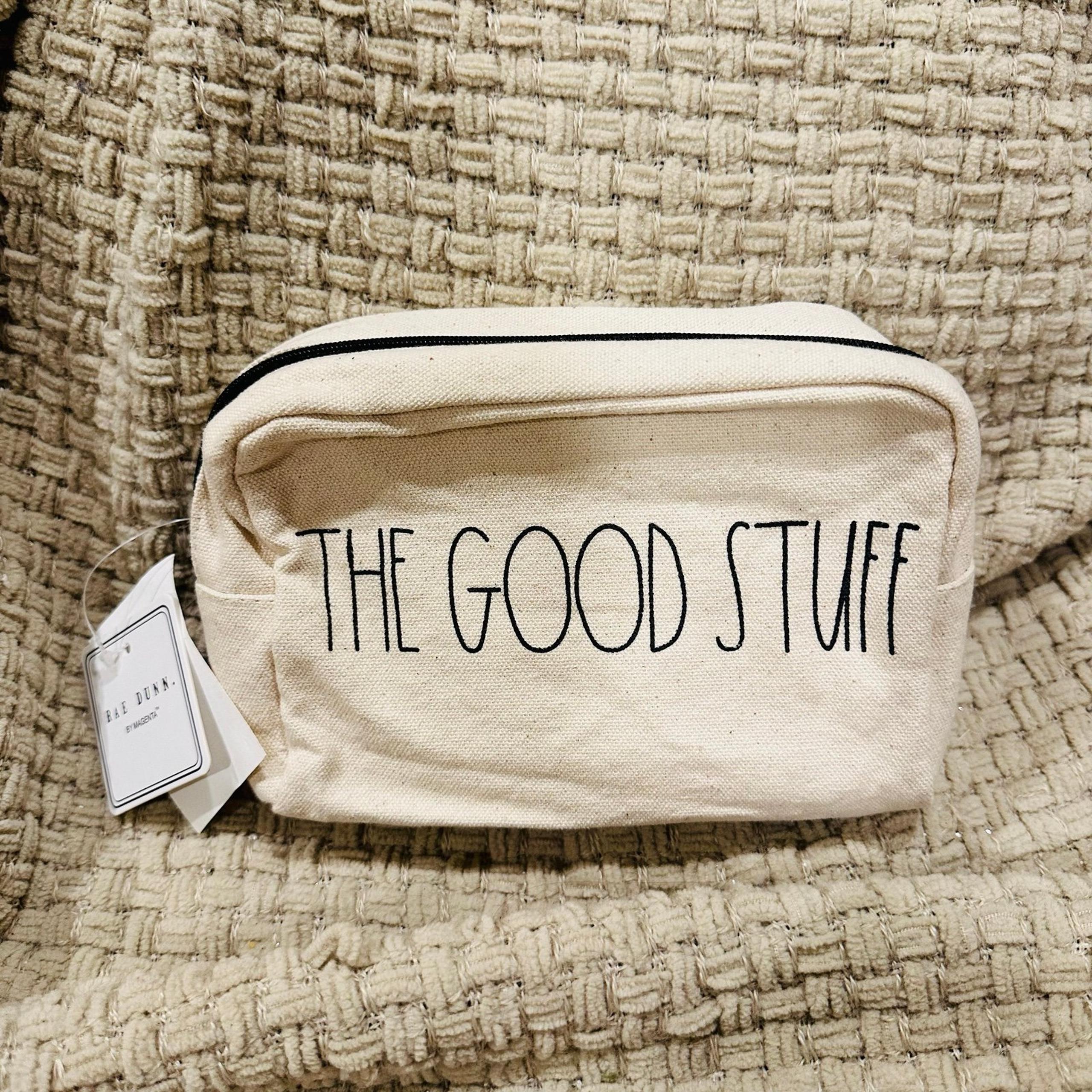 Rae Dunn The Good Stuff Cosmetic Bag