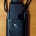 Banana Republic Black leather lg east west tote + Kelly and Katie black wristlet