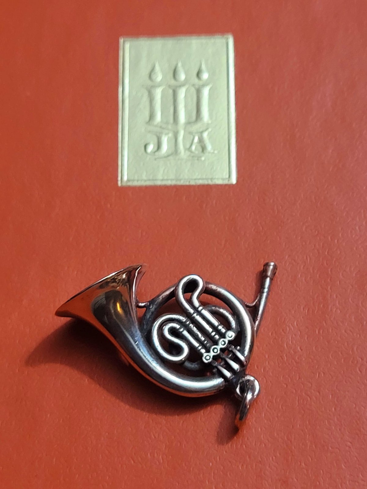 James Avery retired French horn charm