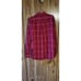 Chaps red/blue stripe button-down dress shirt