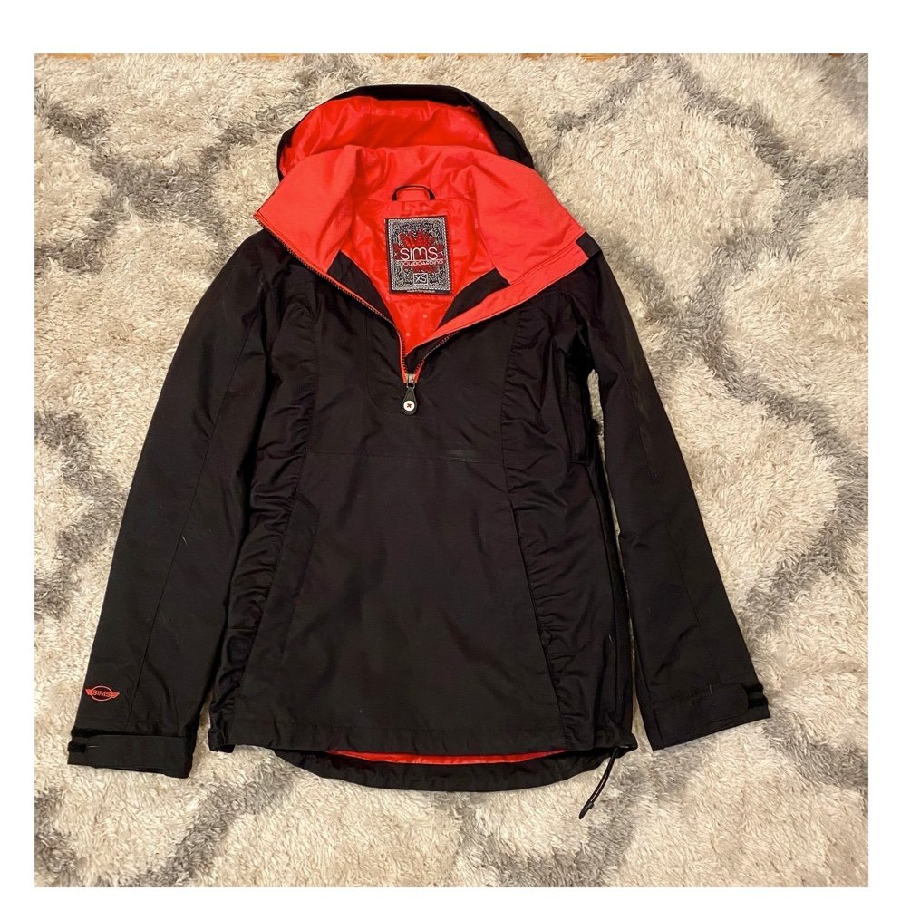 SIMS Pullover Snowboarding Shell Jacket