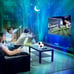 Constellations Star Porjector Night Light Soccer Football Design Northern Lighti