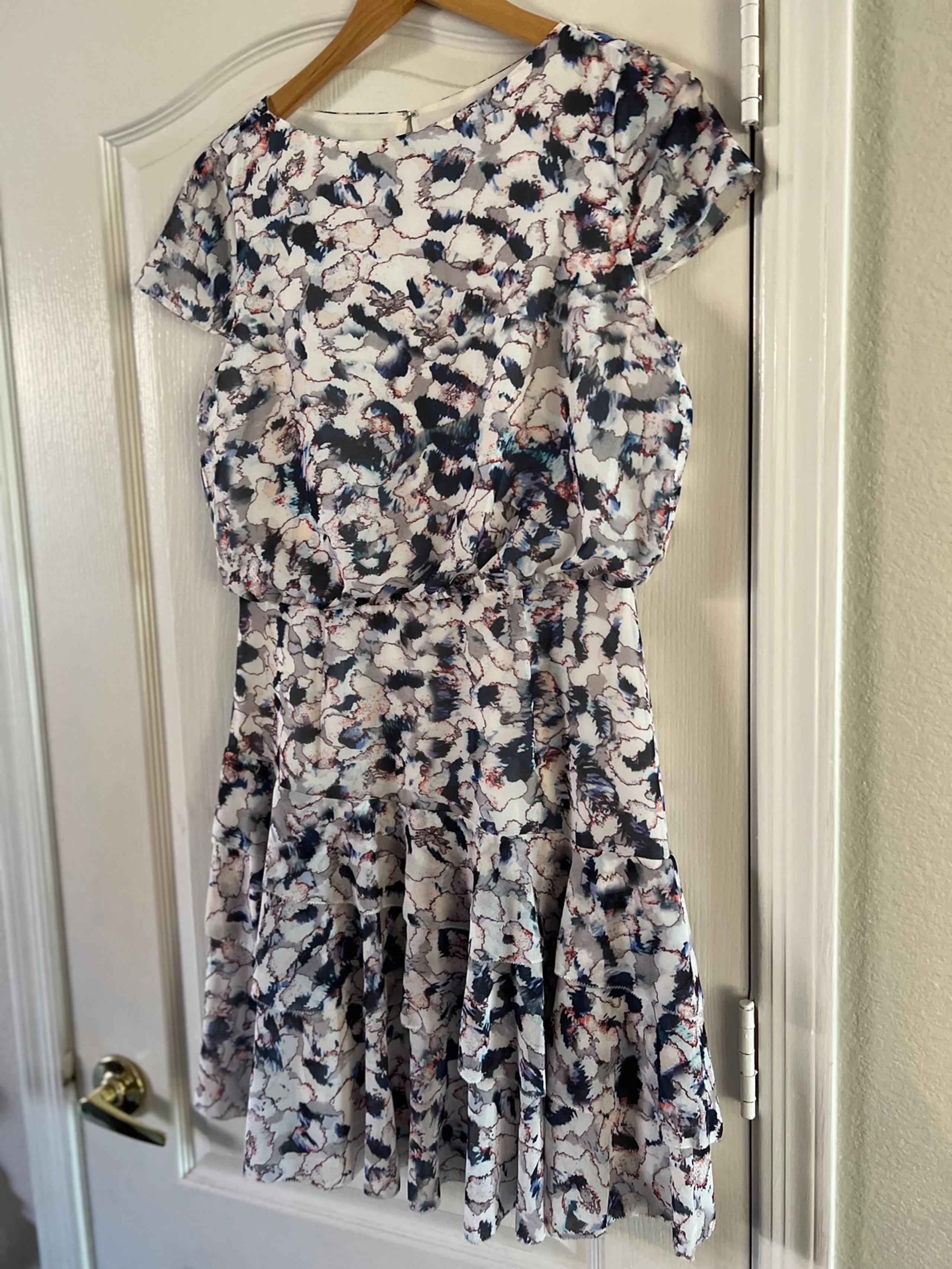 Reiss Floral Watercolor Dress Size 6