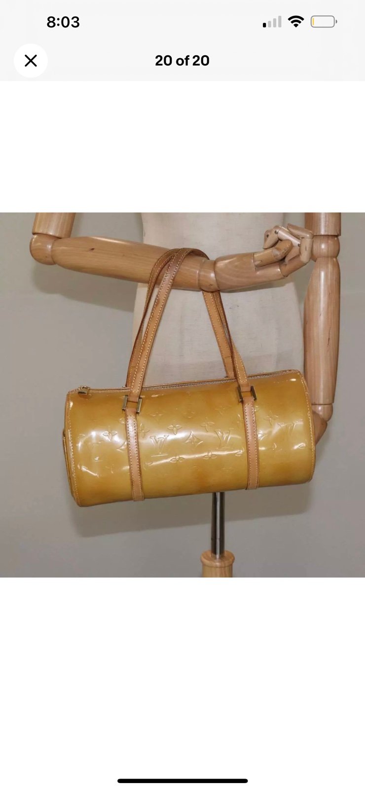 Louis Vuitton monogram vernis handbag